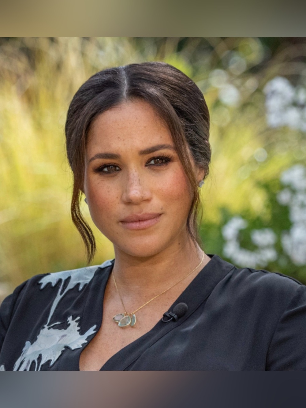 Pippa Small 18k Gold Triple Aquamarine Necklace ASO Meghan Markle